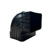 TopHomer Black Gutter Downspout Elbow-Rain Gutter Downspout Extension Connection For