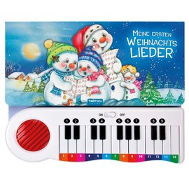 Meine ersten Weihnachtslieder: Klavierbuch mit abschaltbarem Sound: Beschäftigungsbuch Soundbuch Liederbuch (Weihnachten)