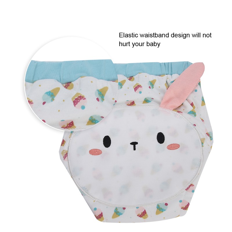 Learning Pants Cartoon Patch Cloth Diapers Baby Toilet Training Washable