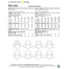 Butterick Patterns Misses' Loose-Fitting/Gathered Waist Pullover Tops With Bell Sleeves,