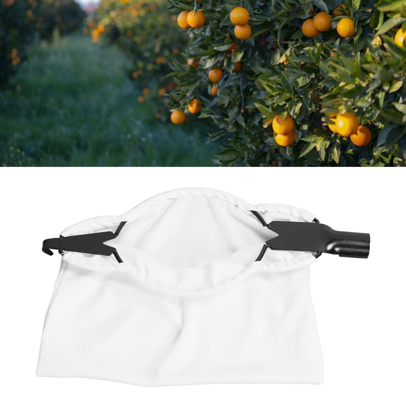 Sorandy Metal Fruit Picker Basket with 2 V-shaped Blades, Fruit