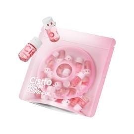 Cistto Mini Makeup Remover,Waterproof Makeup Remover Oil, Nourishing and Gentle for Sensitive Skin&All Skin Types,Springtok:_Dry skin_80ML (40pc)