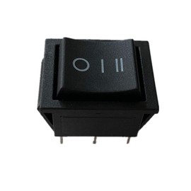YuXuan Pavilion 3-Position 6-Pins On-Off Switch for Champion 7500W Generators (100155, 100419, 100538, 100153, 100165), Black