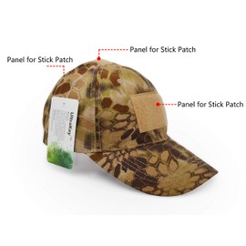 UltraKey Military Tactical Operator Cap, Outdoor Army Hat Hunting Camouflage Baseball Cap