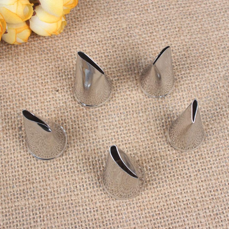 5 Pieces Russian Stainless Steel Piping Nozzles, Various Shapes, DIY