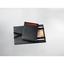 SIGEL CO902 Karten- und Geldetui, 4 Einsteckfächer, Magic Wallet, RFID & NFC Schutz, schwarz, Conceptum, 85 x 105 mm