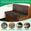 molasofa Leather Like RV Dinette Cushion Covers, RV Booth Seat