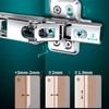 2-Pack 165 Degree Soft Close Cabinet Hinge Suitable for Frameless