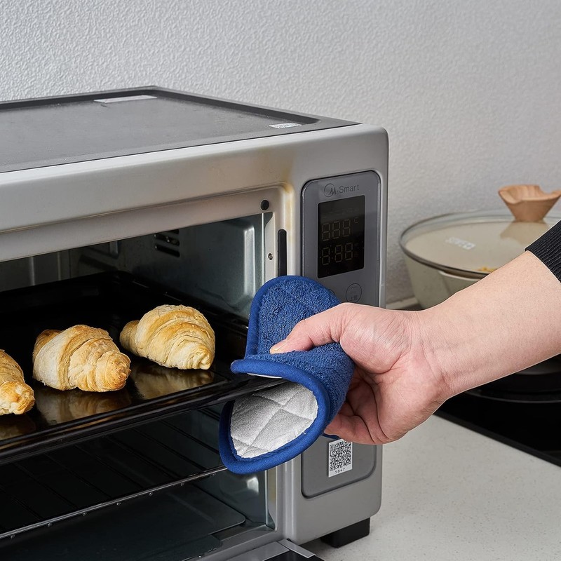 4pcs Hot Pads for Kitchen,Heat-Resistant Pot Holder Set Durable Kitchen