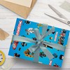 5 Pack Game Gift Wrapping Paper 51x75cm Kraft Paper Durable