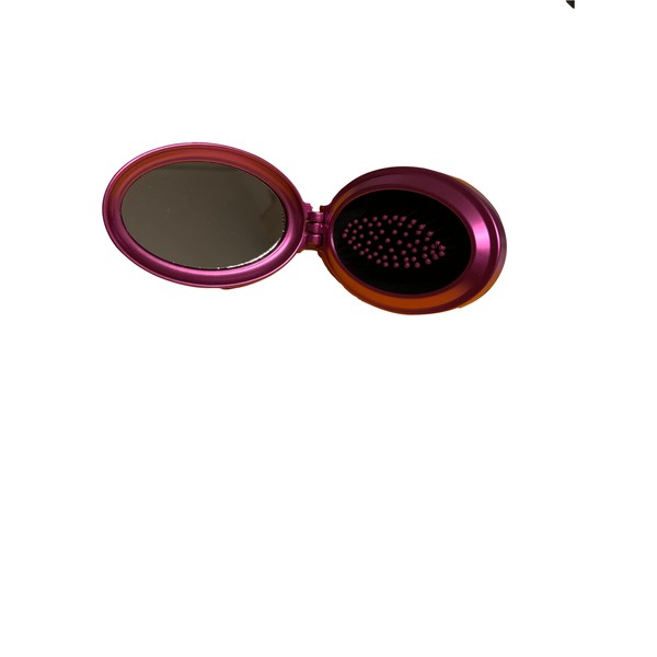 Compact Hand Mirror with Brush Pack of 1