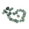 25pcs Rune Stones Set Hand Carved Polished Green Aventurine Portable