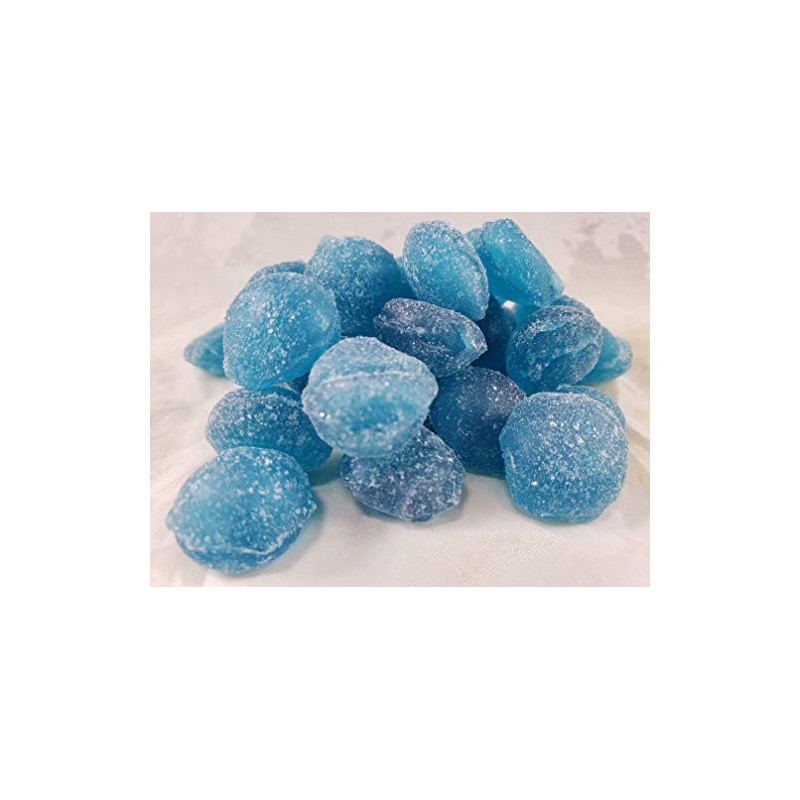 Wicked Sour Blue Raspberry Kettle-Cooked Hard Candy Drops 3 PACK