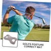 OHPHCALL Golf Swing Corrector Mat Practice Golf Swing Training Aid