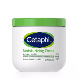 Cetaphil  For Dry Sensitive Skin Moisturizing Body Cream Fragrance Free 16 Ounce