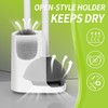 IVYROLL Toilet Brush and Plunger Set Hidden, S-Shaped Toilet Brush