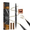 2-in-1 Waterproof Eyebrow Pencil – Dual-Ended Brow Pen with 4-Fork