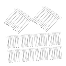 Healeved Set of 10 Hair Side Combs 7 Teeth Decorative Updo Accessory Hair Clip Clamp for Women for Bridal Hanfu and Styling