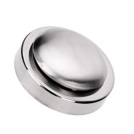 iplusmile 304 Stainless Steel Odor Removing Soap – Kitchen Tool for Fish Garlic Smells Creative Round Design Odor Absorbing Soap for Cooking