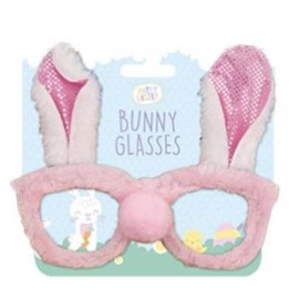 Easter Bunny Novelty Glasses Pink