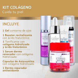 Eternal Secret kit Colágeno 5 Productos De Skincare                                                                                                   