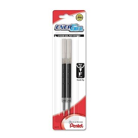 EnerGel™ Pen Refills, Fine Point, 0.5mm, Black Ink, Pack Of 2