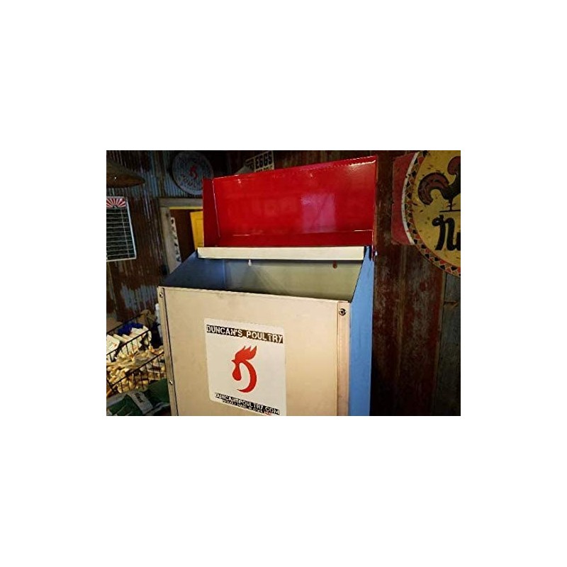 DUNCAN'S FAMILY FARM STORE Space Saving Mountable Steel Poultry Feeder