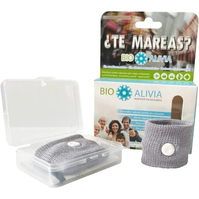 Pulsera 1 Par Anti Mareo Acupuntura Nauseas Envio Gratis