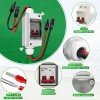 Cnlonqcom Solar Panel Disconnect Switch 32 Amp 500V DC Miniature