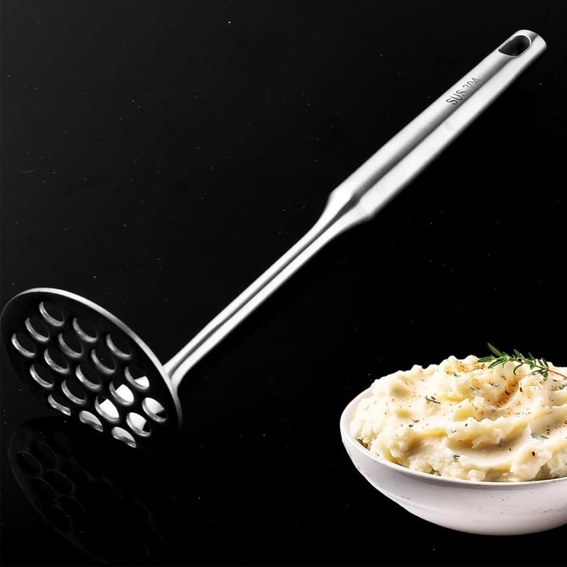 Mini Potato Masher Heavy Duty Stainless Steel with Potato Masher