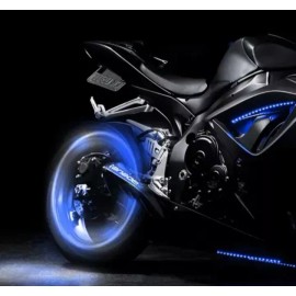 Unbranded 4x LED Tire Valve Stem Cap Neon Light Waterproof Wheel Spoke Light LED Tire Lamp