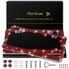 QUANQIUFEI 2 Pack Bling License Plate Frames for Women, Sparkly