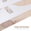 DECHOUS 2Pcs Room Divider Feet, Folding Room Divider Stand Wood