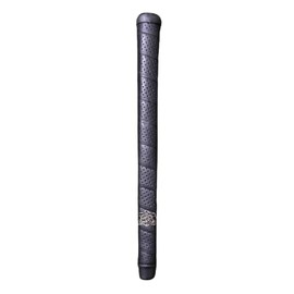 The Grip Master Classic Wrap Leather Putter Grip - Choose Color & Size (Black (Midsized))