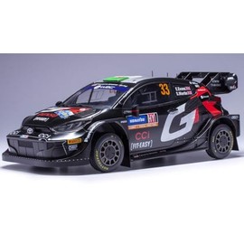 MODELLINO in Scala Ixo Model COMPATIBILE CON Toyota Yaris WRC N.33 Rally Sweden 2024 Evans-Martin 1:18 Model Scale 18RMC200 241220