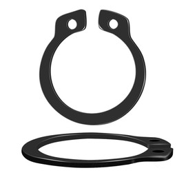 CONPHERON Outer Seeger Ring Snap Rings Manganese Steel C-Clip Circlips 55 mm, 6 Pieces