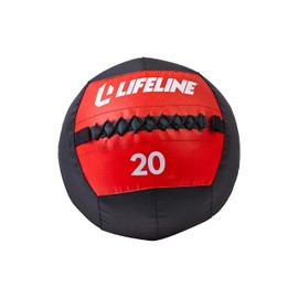 Lifeline Fitness Wall Ball - Multiple Weights Available - Weighted Ball for Core Strength, Coordination, Stability, Cardio, Plyometrics - CrossFit Home Exercise Equipment for Full Body Workout