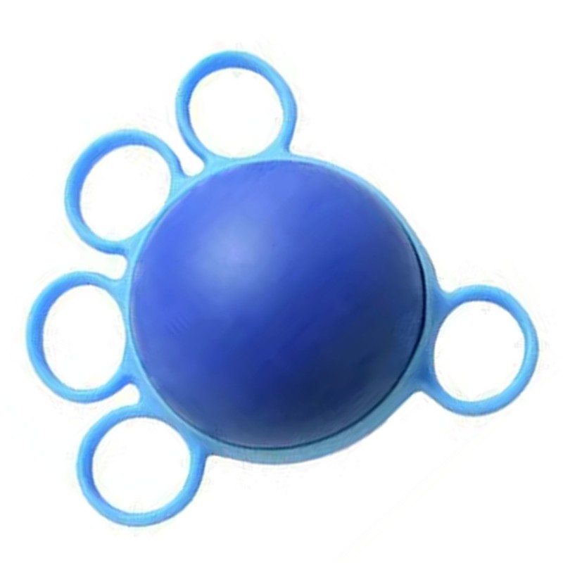 Finger Exerciser Ball Elastic PU Silicone Hand Therapy Grip Strengthener