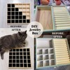 20 Pcs Self Adhesive Velvet Flocking Liner Sheet for Jewelry