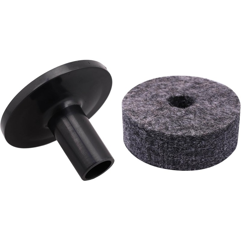 A-xctoe Round Soft Grey Cymbal Stand Felt Washer Replacement for