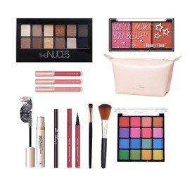 Kit Maquillaje para Mujer, Set de Maquillaje para Mujer que Incluye Paleta de Sombras de Ojos, Juego de Brillo de Labios