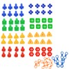 32 Pcs Shape Sorting Toy, Kikuo Colour Matching Shapes Nuts