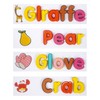 Spell Learning Toy Educational Wooden Matching Letter Toy for Preschool