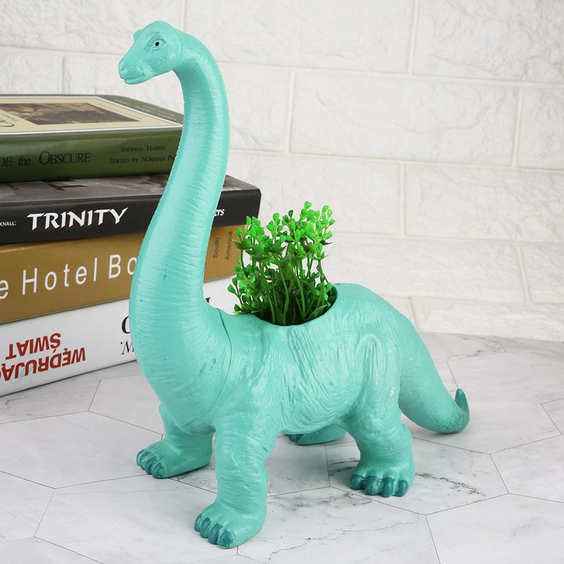 Cute Dinosaur Succulent Flower Bonsai Potting Flower Planter Home Office