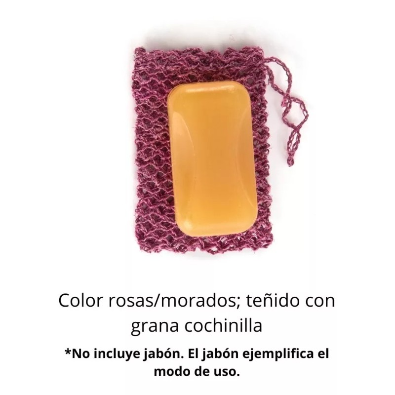 Corazón Verde 3 Estropajos Naturales Fibra (ixtle) Maguey