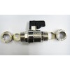 CHROME BOLOFIX 15MM LEVER THUMB TURN **FULL BORE** ISOLATING SERVICE