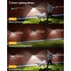 Aootek New Solar Motion Sensor Lights 120 LEDs with Lights