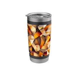 Abstract Geometric Artwork Modern Stainless Steel Insulated Tumbler