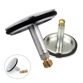 TopHomer Universal pop-up Bath Drain Stopper and Cover, Bathtub Drain Chock Plug, Basin Sink Stopper, Sealing Drains for Tub, Easy Installation and Clearing 44mm