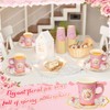 Domensi 60 Pcs Tea Party Decorations Include 30 Pcs 9